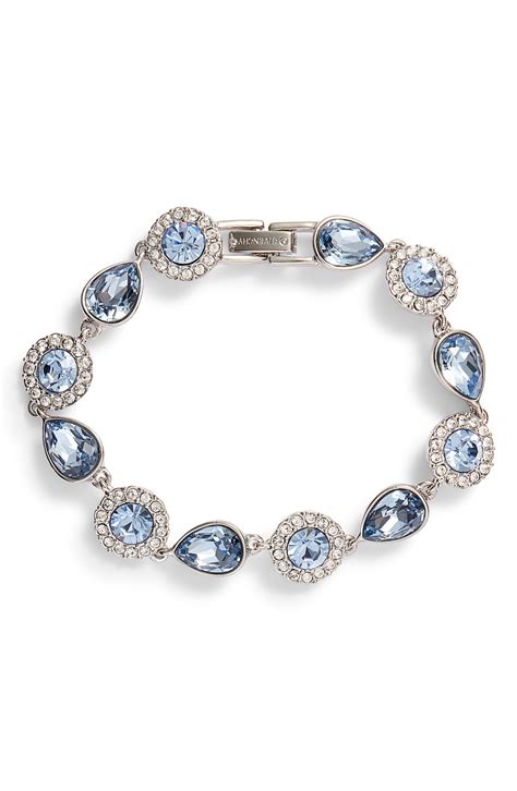 givenchy blue crystal bracelet|givenchy skeleton bracelet.